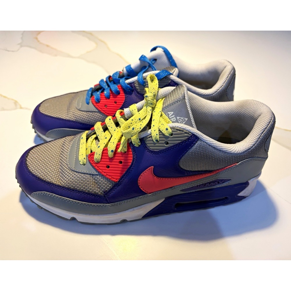 Nike Air Max 90 Colorblock Neutral Grey Sneakers Men's Low Top 325018-031